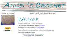 Tablet Screenshot of angelscrochet.com